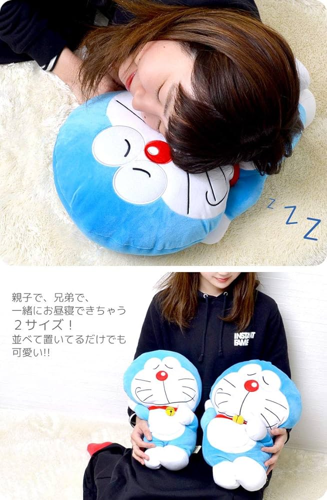 Amazon.co.jp: ドラえもん もちもちお昼寝クッション (L) : おもちゃ